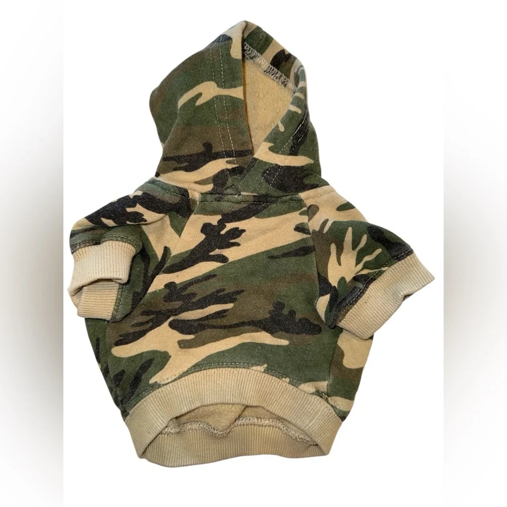 Casual Canine Camo Dog Fleece Hoodie